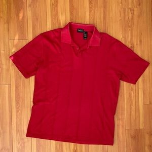 NWOT Men’s Claiborne Red Short Sleeve Polo Shirt